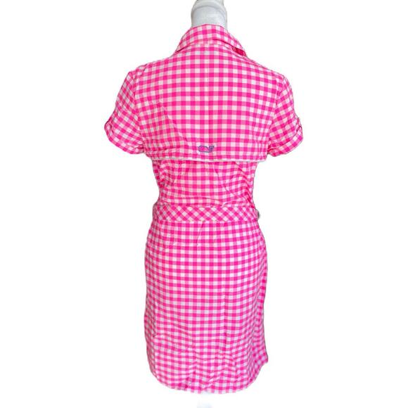 Vineyard Vines Medium Gigham Harbor Dress Size 2 - Picture 3 of 5